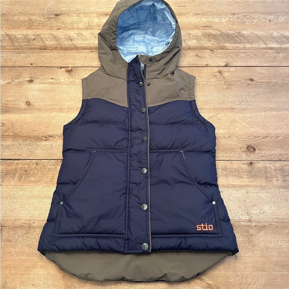 Stio Women’s Woodson Down Hooded Vest Sz. S